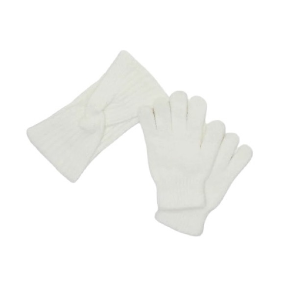 Time And Tru Twist Headwrap And Gloves Set - Picture 9 of 10